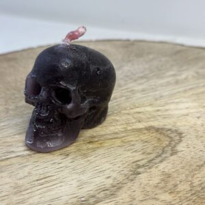 BLACK SKULL WICCA SPELL CANDLE